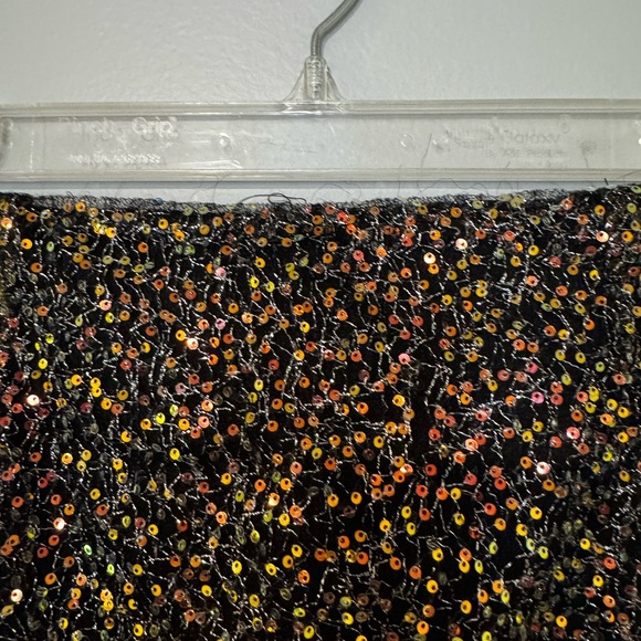 3 for $10 Forever 21 Sequin Knee Length Skirt Slit Party Sparkly Small - Picture 5 of 14